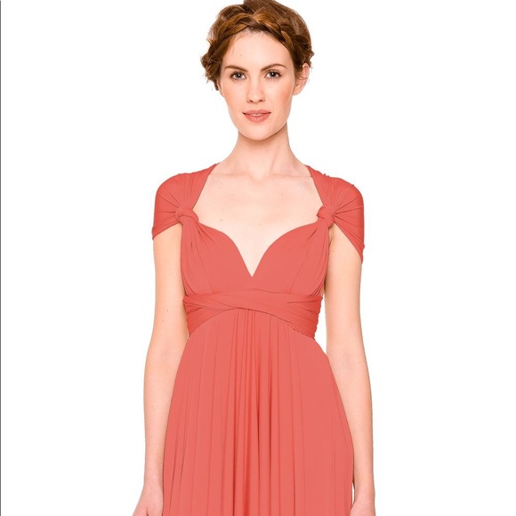 Twobirds Dresses & Skirts - TwoBirds Bridal Bridesmaid Multi-way Midi Dress